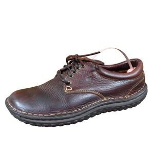 Born Ravine Womens Leather Oxford Shoes Size 7 Brown Comfort Casual Walking Work